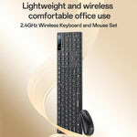 Yesido KB42 2.4G Wireless Keyboard & Mouse Combo – 104-Key Business Keyboard with Nano Receiver