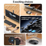 Yesido KB42 2.4G Wireless Keyboard & Mouse Combo – 104-Key Business Keyboard with Nano Receiver