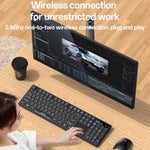 Yesido KB42 2.4G Wireless Keyboard & Mouse Combo – 104-Key Business Keyboard with Nano Receiver