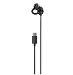 Powerology Earphone Voro PWSCWES12BK - Single-Sided Clip-On, Black