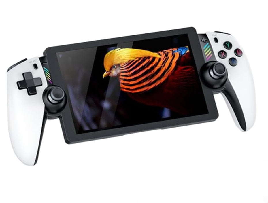 M28 Retro Handheld Game Console 7.1” IPS HD Screen, 20,000+ Built-in Games, Linux Gaming System, Dual Analog Sticks, HDMI 4K TV Output, RGB Lighting,...