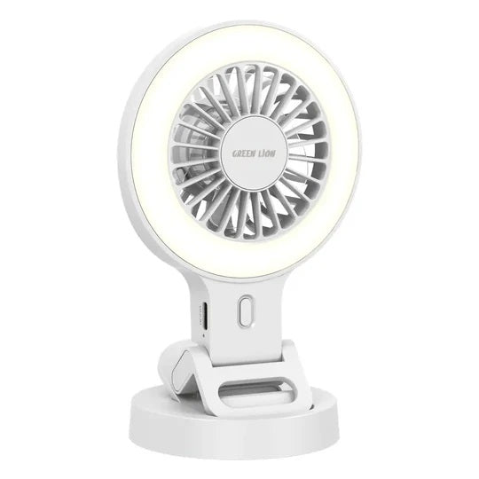 Green Lion Air Glow Clip-On Rechargeable Fan