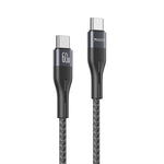Yesido CA156 60W Type-C to Type-C Fast Charging & Data Cable 1.2M – Nylon Braided