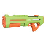 Green Lion GN65 Dual Mode Electric Water Gun with 680ml Tank, 1200mAh Rechargeable Battery, Dual Nozzles & 10m Range (orange& Green)
