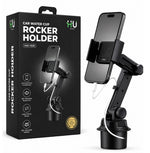 HU Access Car Water Cup Rocker Holder HAC-1035 | 360° Adjustable Cup Holder Phone Mount