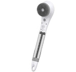 Porodo Lifestyle Alva Electric Bath Brush with Rechargeable Spin Scrubber & Lotion Dispenser - Grey