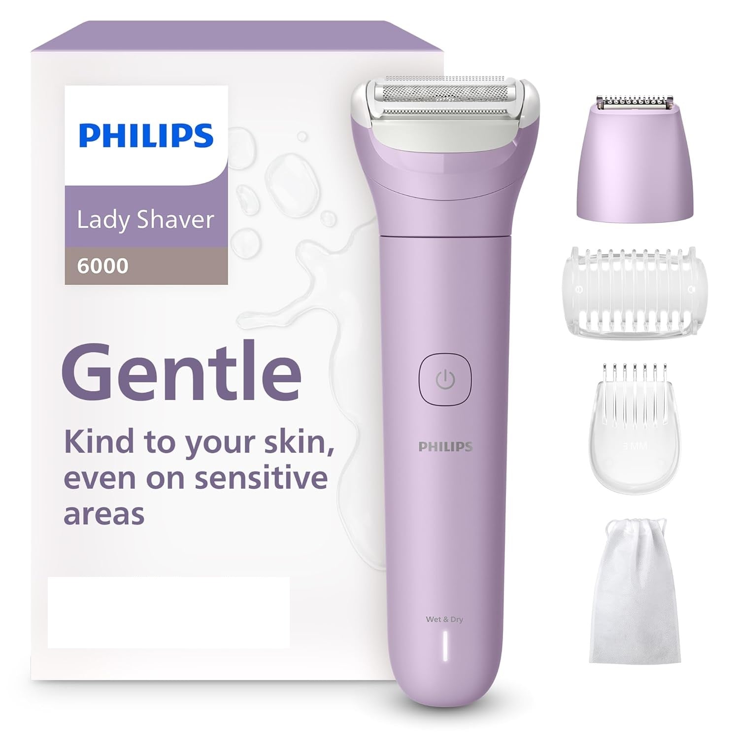Philips Lady Shaver Series 6000 Wet & Dry Cordless Shaver BRL138/00