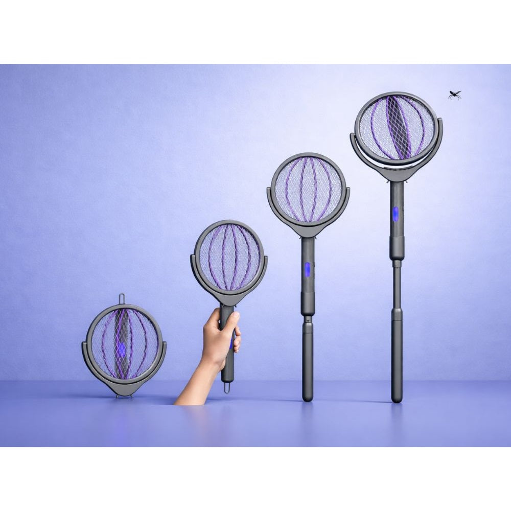 Telescopic Mosquito Swatter – Extendable Fly & Insect Swatter with Long Handle for Indoor & Outdoor Use