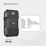 Green Lion Solar 5-Panel 20000mAh Power Bank PD20W - Black