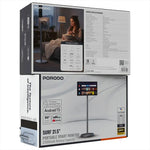 Porodo Surf 21.5" Portable Smart Monitor with 27000mAh Battery Capacity - Gray