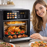 TOBI Full Color Display Air Fryer 16L 2400W Digital Touch Screen Oil-Free Cooker TB-971