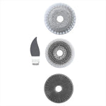 Porodo Lifestyle Alva Electric Bath Brush with Rechargeable Spin Scrubber & Lotion Dispenser - Grey