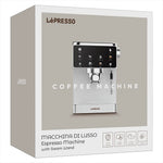 Lepresso Macchina di Lusso Espresso Machine with Steam Wand - Silver