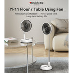 YF11 Three-speed Wind With Big Battery Retractable And Foldable No noisy Floor/Table Using Fan