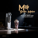 LePresso Frosty Whip Milk Shake Maker with Dual Gear Speed Control - Silver