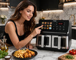 TOBI Full Color Display Air Fryer 15L 2400W Dual Basket Digital Touch Screen – Model TB-969