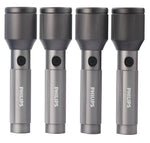 PHILIPS Aircraft Aluminium Alloy 22cms Zoom LED Rechargeable Flashlight – 1000Lumens, 900m Range, 2000mAh SFL2142C4/56 ( PACK OF 4 )