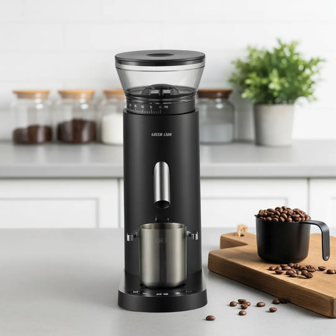 Green Lion Ultimate Grind Electric Coffee Grinder 1 Year Warranty