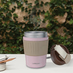 Lepresso Morningscape Tumbler Mug Dual Sip Pink