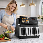 TOBI Full Color Display Air Fryer 15L 2400W Dual Basket Digital Touch Screen – Model TB-969