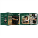 Green Lion Portable Lunch Box with Built-In Battery & Electric Heating - Black