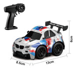1:16 RC Drift Car, 2.4GHz Remote Control Racing Vehicle with LED Lights, High-Speed Drifting Action, Extra Drift Tyres, Rechargeable Battery and Precision Steering for Kids, Teens & Adults
