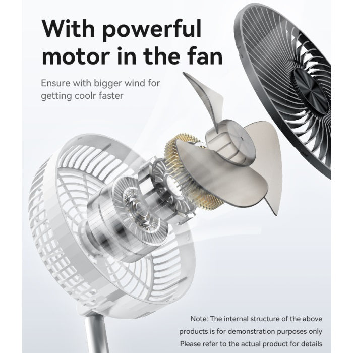 YF11 Three-speed Wind With Big Battery Retractable And Foldable No noisy Floor/Table Using Fan