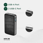Green Lion Valmont 20000mAh Power Bank PD 100W - Black