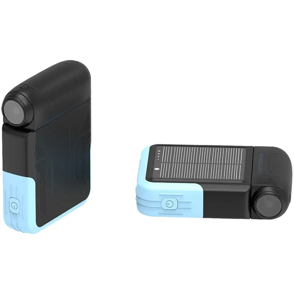 Powerology Sante 10000mAh Solar Power Bank - Black