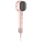 Porodo 2-In-1 Hair Dryer & Straightener Brush with Smart Temperature Control - Pink