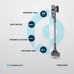 Powerology Cordless Stick Vacuum - Black  PP052