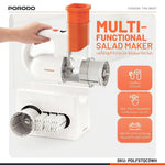 Multi-Functional Salad Maker With 4 Slicing Blades - Porodo 8354