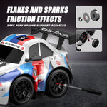 1:16 RC Drift Car, 2.4GHz Remote Control Racing Vehicle with LED Lights, High-Speed Drifting Action, Extra Drift Tyres, Rechargeable Battery and Precision Steering for Kids, Teens & Adults