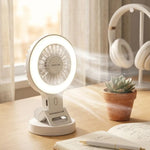 Green Lion Air Glow Clip-On Rechargeable Fan