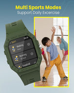 Moxedo Junior Smartwatch The Ultimate Smartwatch for Kids Aged 4-12 - Green MX-SWK22-GR