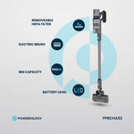Powerology Cordless Stick Vacuum - Black  PP052