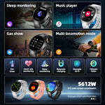 Smart Watch S612W GPS Navigation 1.5inch TFT Music Player SOS Sleep Tracker IP68 Waterproof Magnetic Charging 7-14 Days Battery