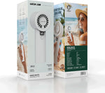 Green Lion WIND MATE Handheld Fan, 800mAh Rechargeable Battery, Quiet Operation, USB-C Rechargeable, Portable & Lightweight, One-Button Control, Digital Display, 2 Hrs, 3-4 Hrs, USB-C, 10000 RPM