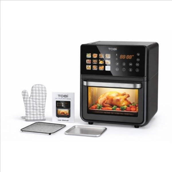 TOBI Full Color Display Air Fryer 16L 2400W Digital Touch Screen Oil-Free Cooker TB-971