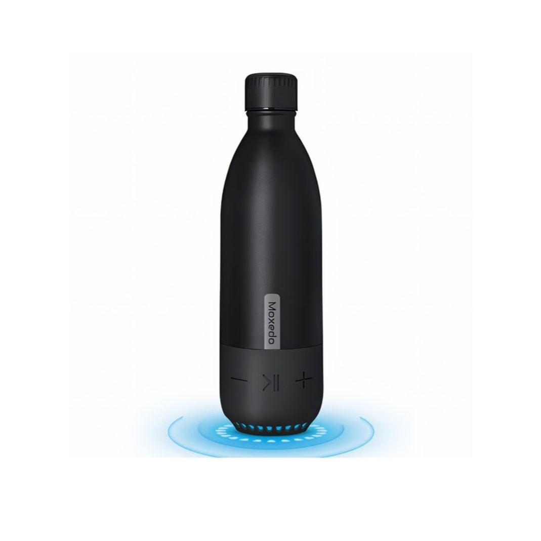 Moxedo Stainless Steel Vacuum Flask with Bluetooth Speaker