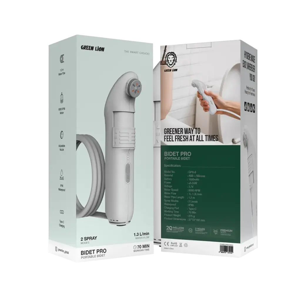 Green Lion Bidet Pro Portable Bidet - White