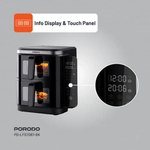 Double Stack Air Fryer with 12 Presets - Porodo 8499