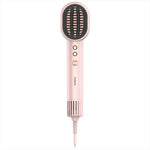 Porodo 2-In-1 Hair Dryer & Straightener Brush with Smart Temperature Control - Pink
