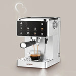 Lepresso Macchina di Lusso Espresso Machine with Steam Wand - Silver