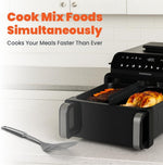 Porodo 3-in-1 Air Fryer & Pizza Maker, Electric Oven, Family Size 10.5L, 2100W Power, 10×Cooking Modes, Delay Function, LED Display, Indoor Grill, Pizza Machine & Airfryer, No Oil Grilling, Fry & Bake