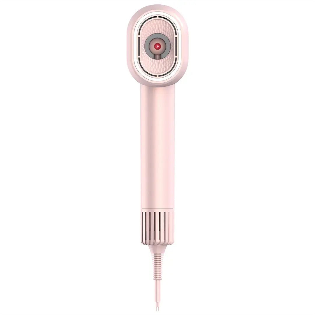Porodo 2-In-1 Hair Dryer & Straightener Brush with Smart Temperature Control - Pink