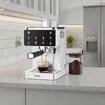 Lepresso Macchina di Lusso Espresso Machine with Steam Wand - Silver