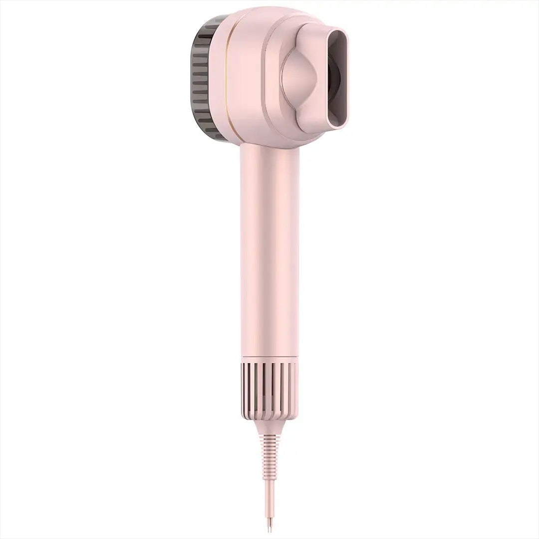 Porodo 2-In-1 Hair Dryer & Straightener Brush with Smart Temperature Control - Pink