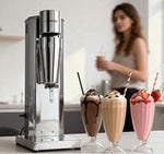 LePresso Frosty Whip Milk Shake Maker with Dual Gear Speed Control - Silver
