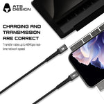 AG Aluminum Alloy Braided Charging & Data Cable 1.2M with Fast Charging Support - 9265